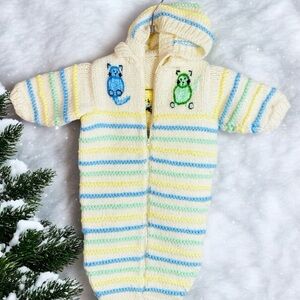 Crochet Baby Snowsuit